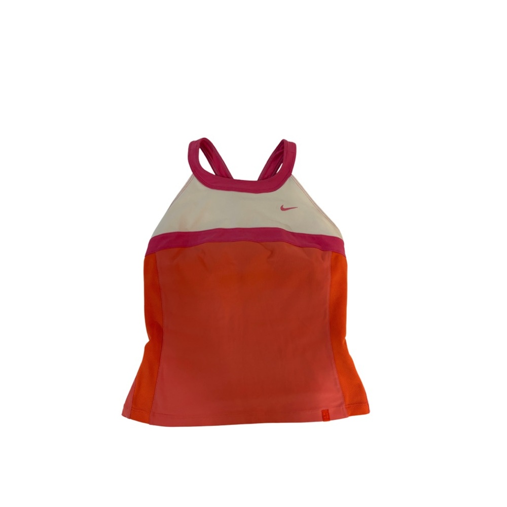 Nike Vibrant Pink and Orange Sports Tank